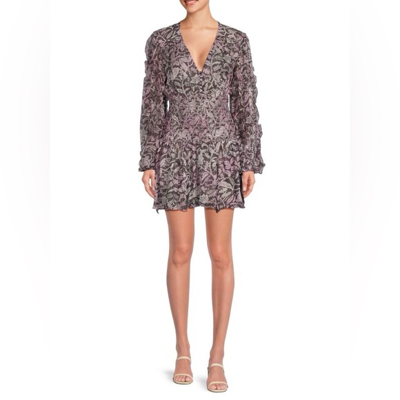 ROCOCO SAND Kian Mini Dress XS Lilac - Picture 3 of 6